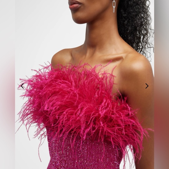 Retrofete Sequin Feather Dress - Picture 11 of 14